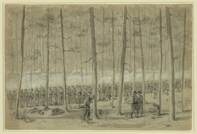 The Battle of Darby Town Road by William Waud